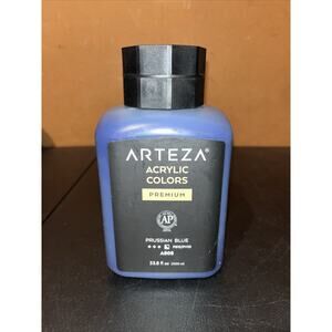 ARTEZA Acrylic Colors Premium Paint 33.8oz(1000ml) Prussian Blue